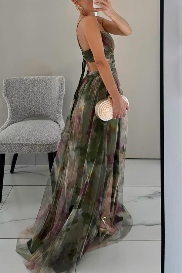 Sukienka maxi w kwiaty – elegancki strój damski na letnie przyjęcie ogrodowe