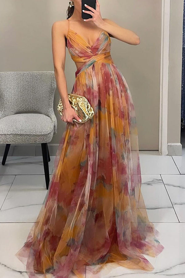 Sukienka maxi w kwiaty – elegancki strój damski na letnie przyjęcie ogrodowe