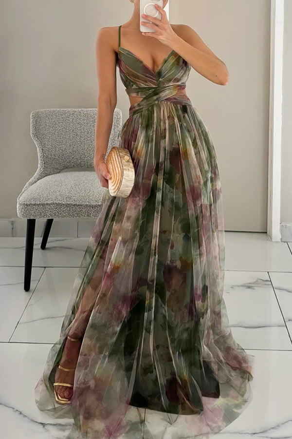 Sukienka maxi w kwiaty – elegancki strój damski na letnie przyjęcie ogrodowe