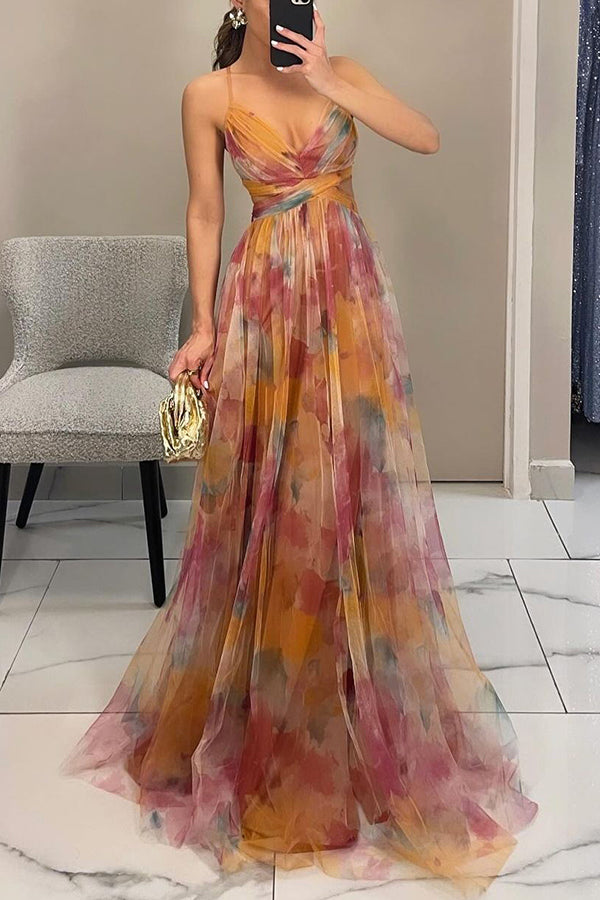 Sukienka maxi w kwiaty – elegancki strój damski na letnie przyjęcie ogrodowe